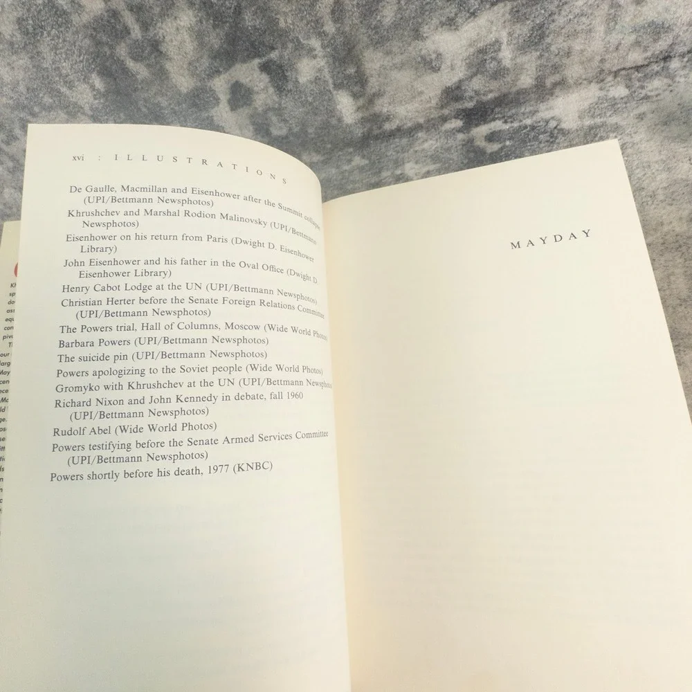Mayday Michael Beschloss Eisenhower Khrushchev U-2 Affair Hardcover History Book